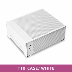T10 Mini ITX Case 4.8L Office Small Case Supports Built-in FLEX PSU/70mm High Co - Picture 1 of 10
