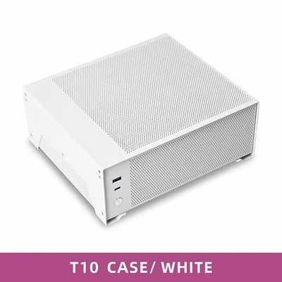 T10 Mini ITX Case 4.8L Office Small Case Supports Built-in FLEX PSU/70mm High Co - Image 1 of 4