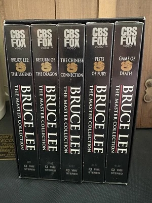 Bruce Lee The Master Collection VHS 5 Tapes - Image 1 of 4