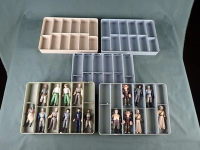 17 figuras de acción y bandejas estuche coleccionista star wars años 80 Foto 1 de 4