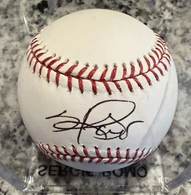 Sergio Romo Autografiado Béisbol MLB Autenticación Gigantes de San Francisco Foto 1 de 3