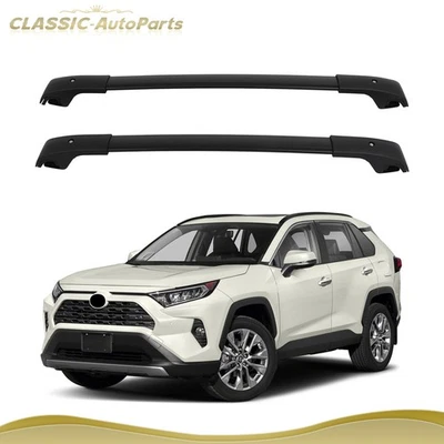 Roof Rack Bar Rails Luggage FOR TOYOTA RAV4 2014-2019 Port - Image 1 of 4