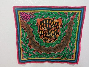 Shipibo aya visions  embroidery  cloth 457 - Picture 1 of 2