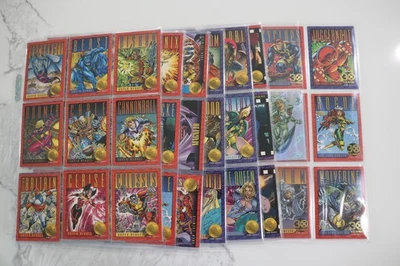 1993 Marvel X-Men Series 2 Complete Base Insert Chase Set Holograms Gold Stamped - Image 1 of 4