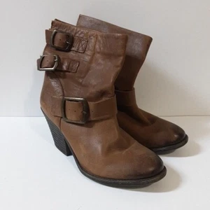 Stivaletti donna marca Lucky Tommie 7,5M pelle pull on fibbia regolabile - Foto 1 di 14