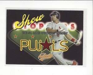 2005 Fleer Authentix Showstoppers #5 Albert Pujols Cardinals