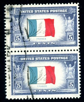 EFO 915 DOUBLE PRE-PRINTING PAPERFOLD THRU BOTH -- EX MARVIN FREY RETAIL $175 - Image 1 of 2