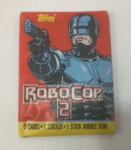 RoboCop 2 -1990 Topps Trading Cards-Factory NEW Sealed Wax Pack - Picture 1 of 2