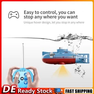 Mini RC U-Boot 6CH Funksteuerung U-Boot für Aquarium Kinderspielzeug (blau) - Bild 1 von 12