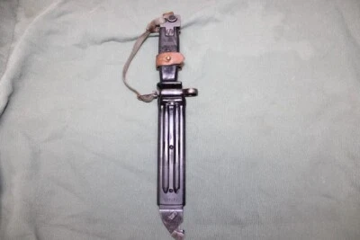 Juego de vaina bayoneta cuchillo de combate multiusos yugoslavo 7,62x39 5,45 YUGO A Foto 1 de 4