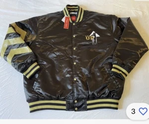 Headgear Classics Men’s Level Up Summer Shootout Satin Jacket Black Size 5XL - Bild 1 von 15