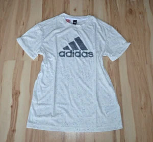 *NEU* ADIDAS Loose Fit Shirt T-Shirt in beige/creme melange, Gr. 164 NEU - Bild 1 von 3