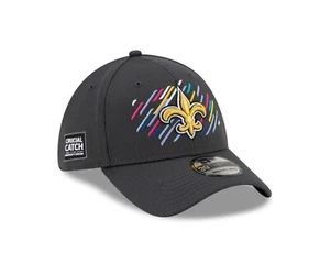 Cappello flessibile New Orleans Saints New Era Crucial Catch 39THIRTY - Grigio - Foto 1 di 8
