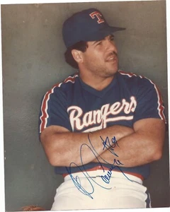 Pete "Inky" Incaviglia Autograph Photo Rangers Phillies Yankees Tigers Orioles - Picture 1 of 1