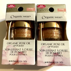 PHYSICIANS FORMULA Organic Wear ROSE Oil Lip Polish PF10602 New  IN BOX Lot/2 - Picture 1 of 4