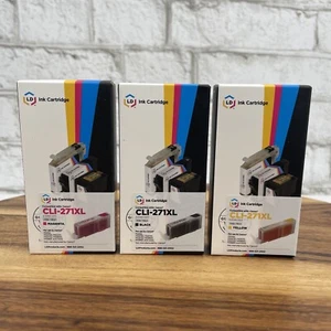 Catrilla de tinta LD CLI-271XL para Canon lote 3 magenta negro amarillo VENCIMIENTO: 09/2023 - Imagen 1 de 5