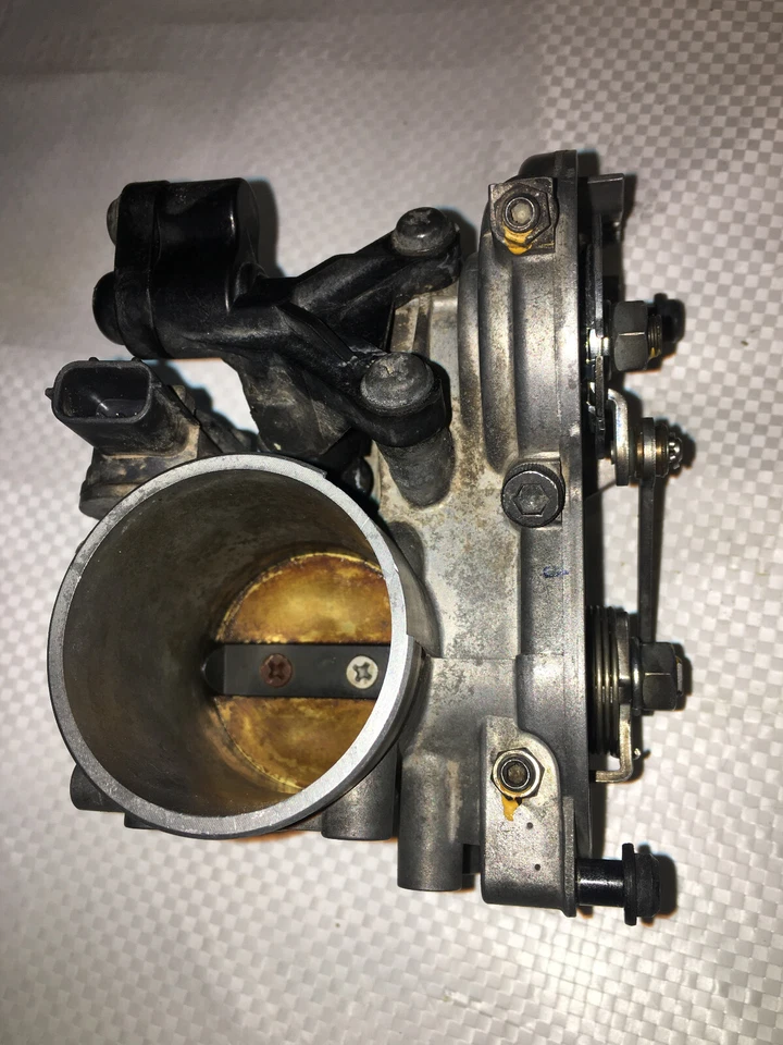 Keihin Fuel Gas Throttle Body with Injector OEM 2010 HUSABERG FX450 for parts - Image 1 of 4
