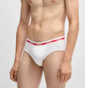 Nuevos calzoncillos Hugo Boss algodón elástico, blancos, extra pequeños - Imagen 1 de 3