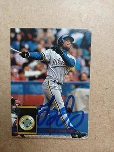 TROY O'LEARY 1994 Donruss #459 autographed signed baseball card BREWERS 94 Auto - Picture 1 of 3