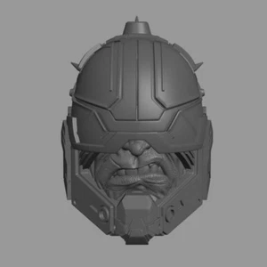 Starship Hulk v1 custom head for Marvel Legends & other action figures - Picture 1 of 1