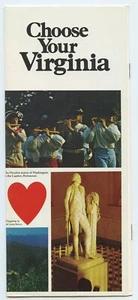 1973 CHOOSE YOUR VIRGINIA Souvenir Brochure - Picture 1 of 4