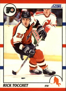 1990-91 Score Flyers Hockey Card #80 Rick Tocchet