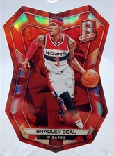 2015-16 Spectra Red Prizm Die Cut- Bradley Beal /25 Washington Wizards Rare!