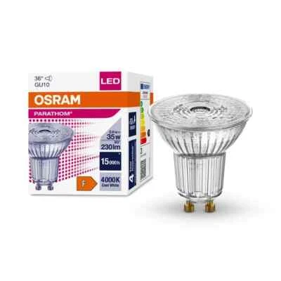 Osram Parathom 2,6W (35W) LED GU10 Strahler kaltweiß 4000K 36D Reflektor Birne - Bild 1 von 4