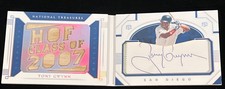 2021 National Treasures Tony Gwynn Auto Material BAT 5/5 Padres #CSMB-TG Booklet