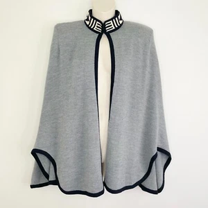 Sass & Bide womens Glory Days Cape jacket size medium large grey merino wool - Picture 1 of 9