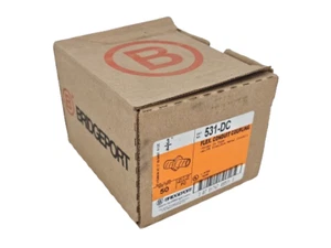 Box mit (50) Bridgeport 531-DC 3/4" Flexrohrbeschlägen, neu, Sacramento - Bild 1 von 1