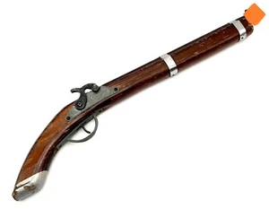 Vintage Parris 5891 Wood & Metal Flintlock Toy Cap Gun Savannah Tn USA Costume - Picture 1 of 6