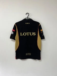 Vintage Lotus Racing Team Polo F1 T shirt Formula 1 Renault Rare Y2K Mens sz M - Picture 1 of 16