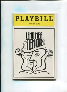 Vintage Broadway Playbill 1989 prestame un tenor Victor Garber Philip Bosco - Imagen 1 de 1