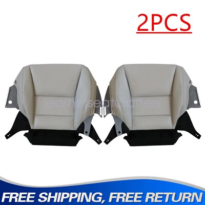 For Honda ACCORD Sedan 2013-17 Front Both Side Bottom Leather Seat COVER Gray - Imagem 1 de 4