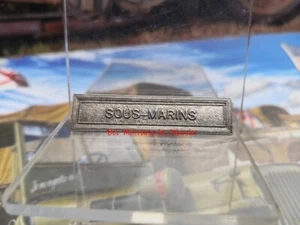 Barette médaille Sous Marins - Marine Nationale 📌4a. - Imagen 1 de 2