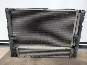 BMW 1 3 SERIES E81 E87 E88 E82 E90 E91 05-13 RADIATOR WITH INTERCOOLER AND FAN  - Picture 1 of 11
