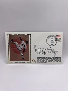 Juan Marichal Signed 1983 First Day Cover FDC Envelope Cachet Beckett L1 - Picture 1 of 3
