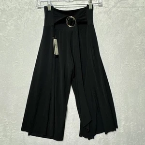 A. Byer Ladies Gaucho / Palazzo Black Pants Size Large - Picture 1 of 7