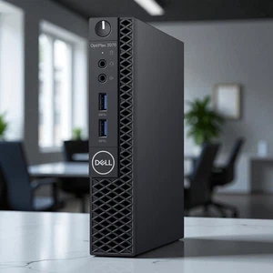 Dell OptiPlex 3070 Micro Intel Core i3 9th Gen. 16GB 512GB SSD Wi-Fi HDMI Win11 - Picture 1 of 6