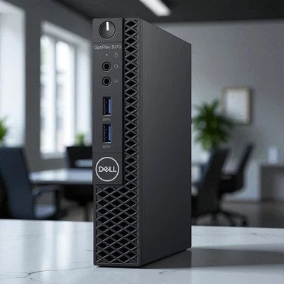 Dell OptiPlex 3070 Micro Intel Core i3 9th Gen. 16GB 512GB SSD Wi-Fi HDMI Win11 - Image 1 of 4