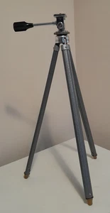 Vintage Telescopic Shinwa Travel Tripod for Video Camera, SLR - universal head - Picture 1 of 13