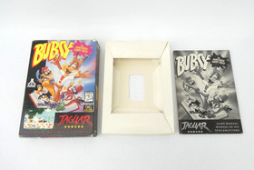 Atari Jaguar Bubsy Fractured Furry Tales Box & Manual Only No Game