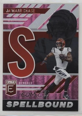 2023 Panini Donruss Elite Spellbound Pink Ja'Marr Chase #SB-JC4 - Image 1 of 2