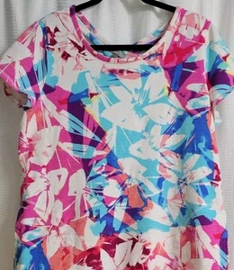 T by Talbots Cross Back Floral Dress - Size XLP (B30) - Picture 1 of 12