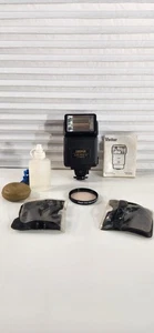 SUNPAK Auto 433D Thyristor Camera Flash Nikon Dedicated Shoe Mount - New Unused - Picture 1 of 8