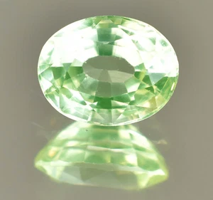 Flawless Rare Natural Green Peridot 4.80 Ct AGL Certified Oval Loose Gemstone - Picture 1 of 8