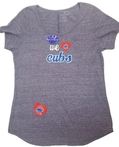 Chicago Cubs XL We Love Umstandsshirt Damen Größe Baseball T-Shirt weich wie eine Traube - Bild 1 von 6