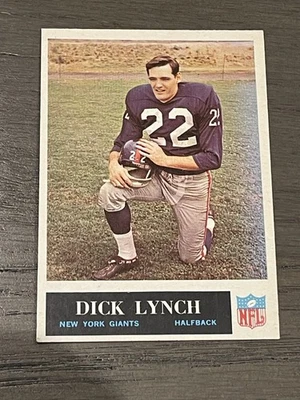 1965 Philadelphia Dick Lynch #119 New York Giants - Image 1 of 2