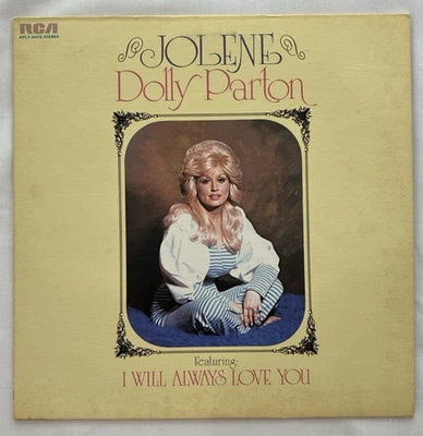 DOLLY PARTON original  1974 "Jolene" LP w I Will Always Love You APL1-0473   RCA - Image 1 of 4
